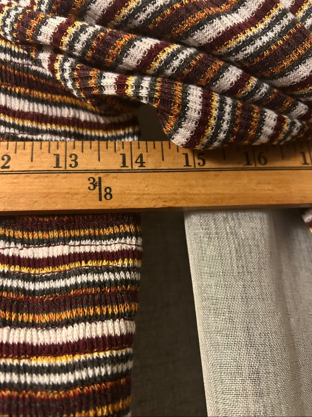 Anthropologie Smocked-Sleeved Top Square Neck szXL Cottagecore Fall Ready